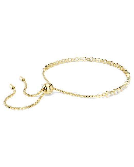 Swarovski Metallic Matrix Tennis-Tone Plated Bracelet