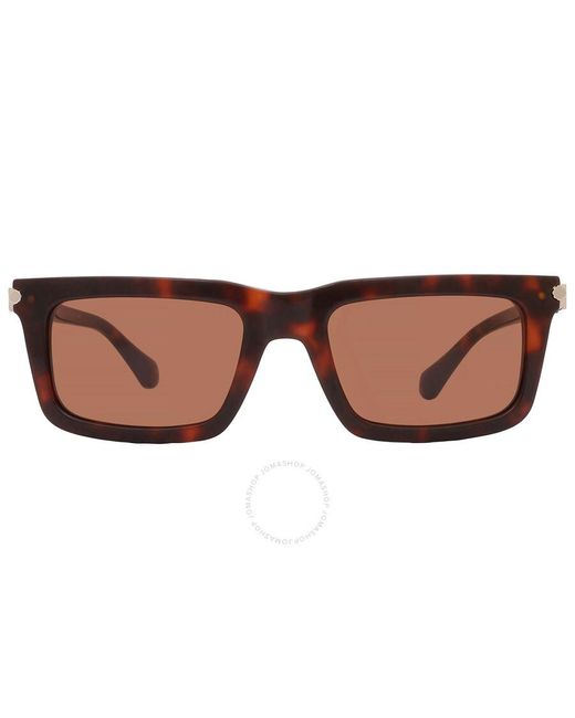 Ferragamo Brown Rectangular Sunglasses Sf2015s 242 53 for men