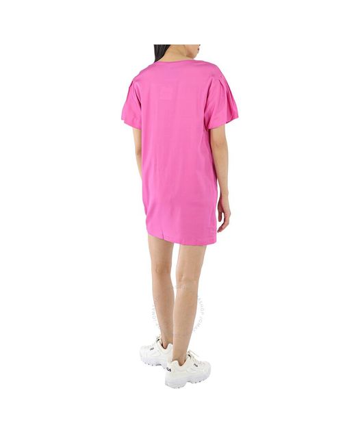 Moschino Pink Teddy Bear T-shirt Dress