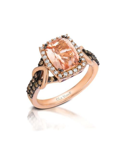 Le Vian Pink Peach Morganite Rings Set for men