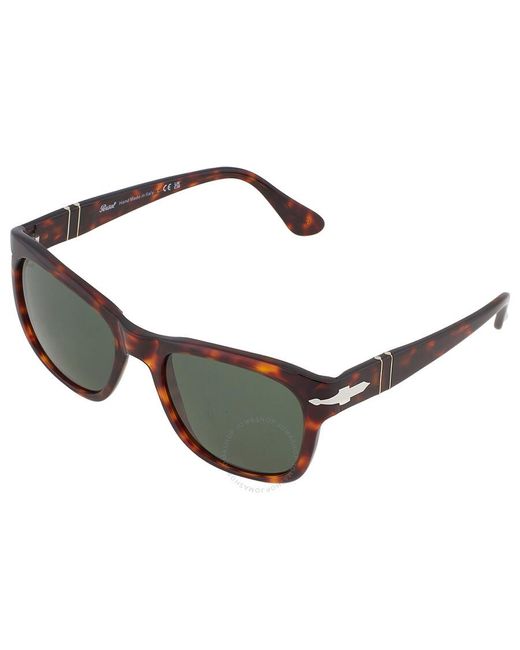 Persol Brown Green Square Sunglasses Po3313s 24/31 55