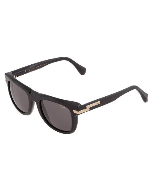 Cazal Black Grey Square Sunglasses 8041 001 52