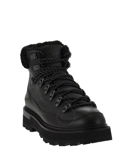 Moncler Black Classic Peka Trekking Boots, Brand Size 40 Us