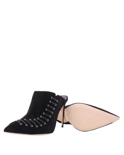 Manolo Blahnik Black Suede Dobre 105 Heeled Mules, Brand Size 41 Us