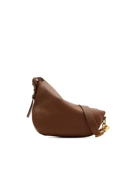Burberry Brown Small Knight Zipped Small Shoulder Bag