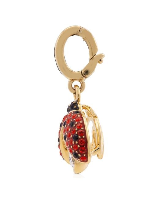 Swarovski Metallic Idyllia Ladybug Charm