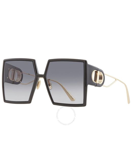 Dior Gray Gradient Grey Square Sunglasses