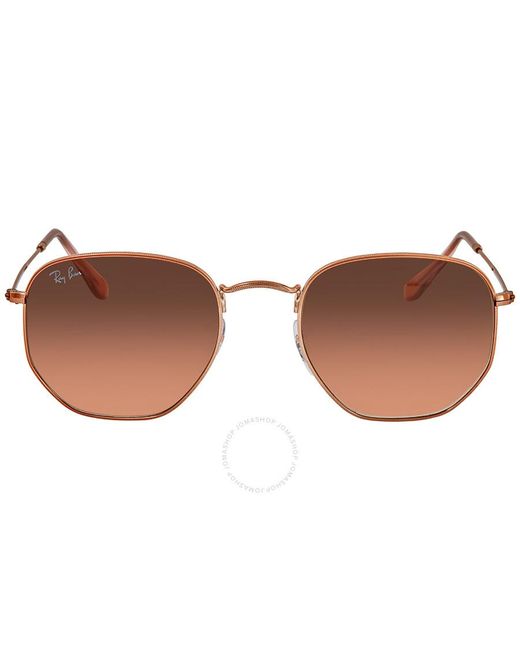 Ray-Ban Brown Gradient Aviator Sunglasses Rb38n 9069a5