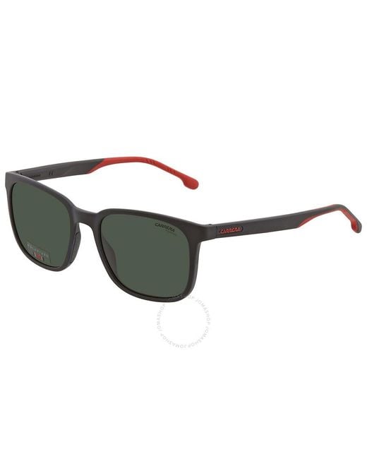 Carrera Green Polarized Square Sunglasses 8046/s 0003/uc 54 for men