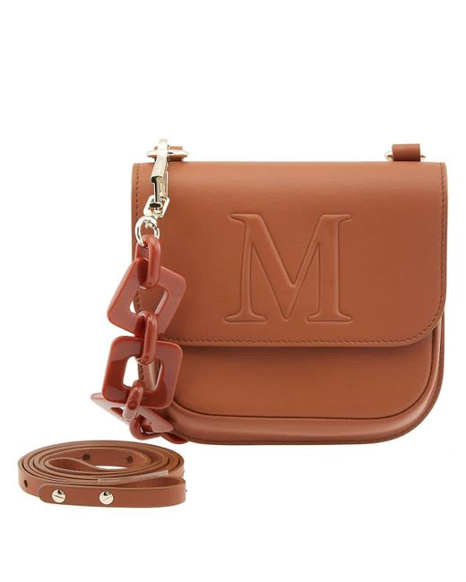 Max Mara Brown Leather Mym Bag