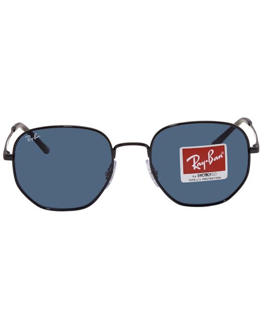 Ray-Ban Dark Blue Geometric Sunglasses