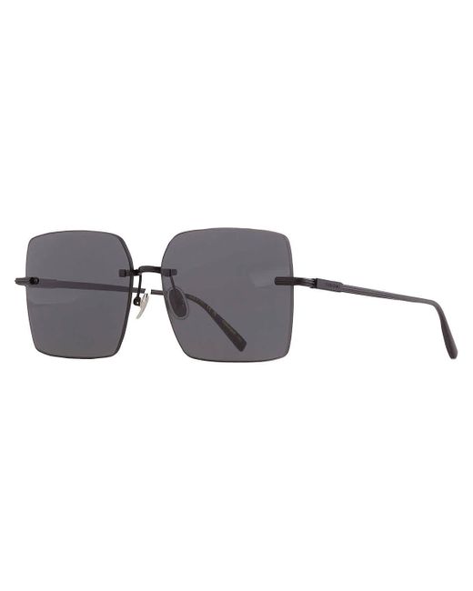 Ferragamo Blue Grey Square Sunglasses Sf311s 002 60