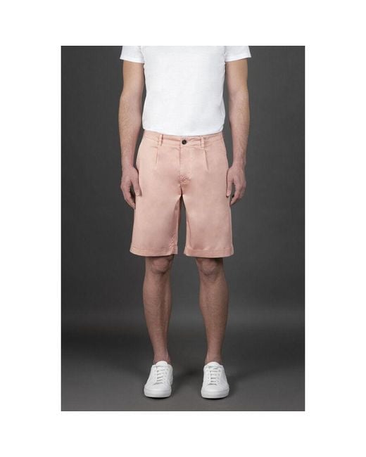 Moorer Multicolor Light Tailored Shorts for men