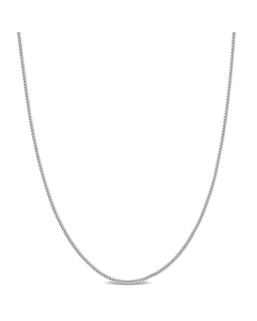 Amour Metallic Curb Link Chain Necklace