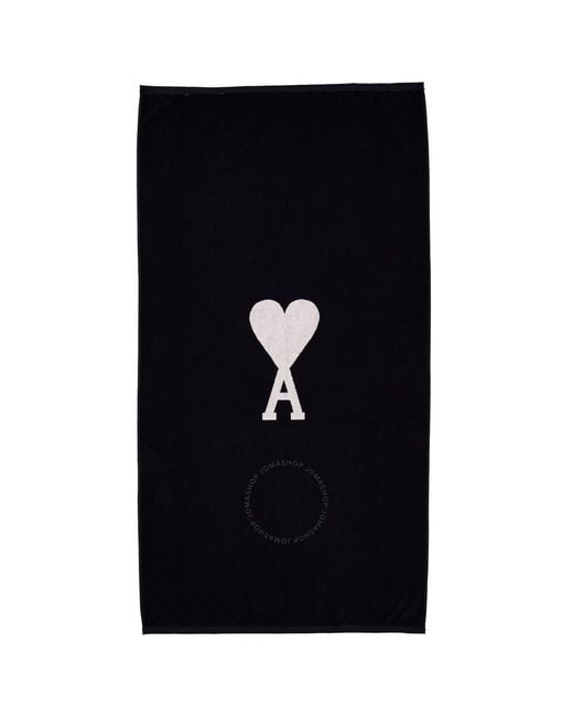 AMI Black Heart Friend Beach Towel for men