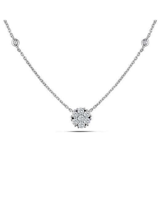 Amour Metallic 1/3 Ct Tw Diamond Necklace