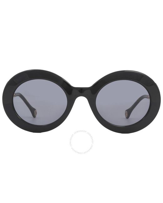 Carolina Herrera Gray Grey Round Sunglasses Ch 0020/s 0807/ir 51