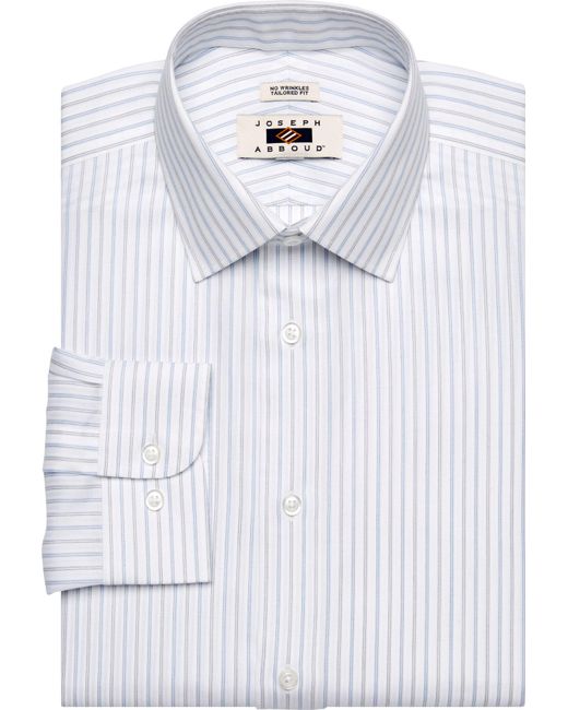 Lyst - Jos. a. bank Joseph Abboud Traditional Fit Spread Collar Stripe ...