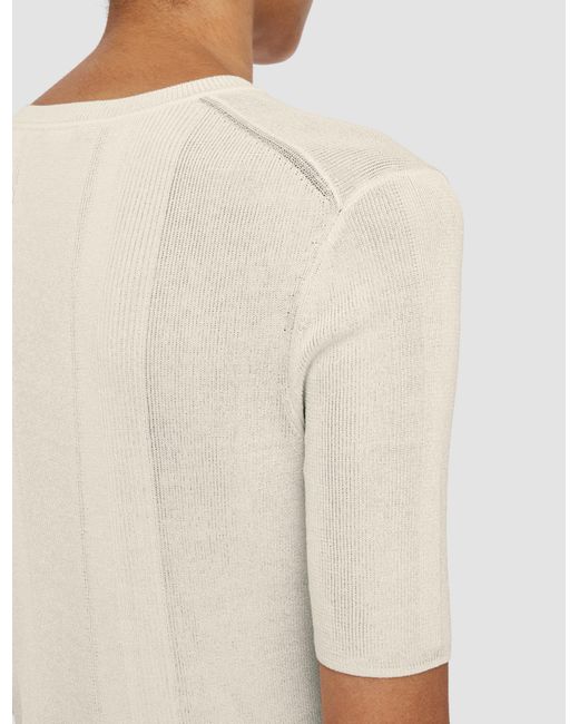 Joseph White Crisp Rayon Top