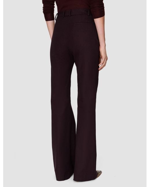 Joseph Purple Tafira Gabardine Stretch Trousers