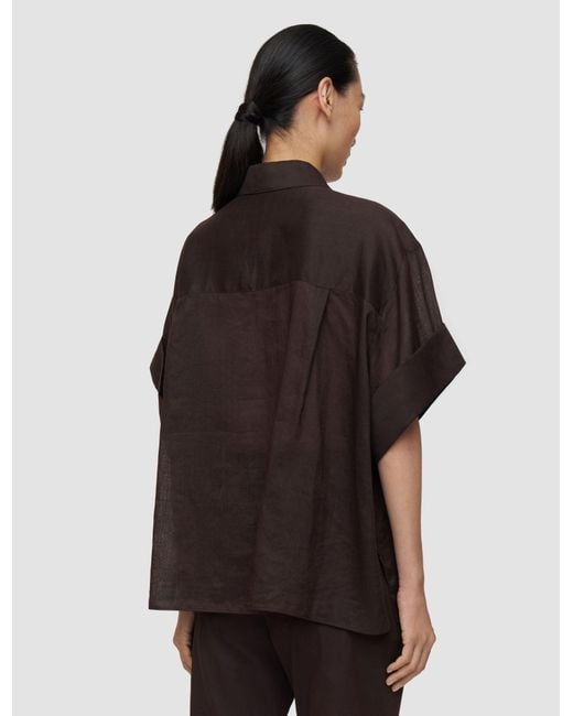 Joseph Brown Justi Ramie Voile Shirt