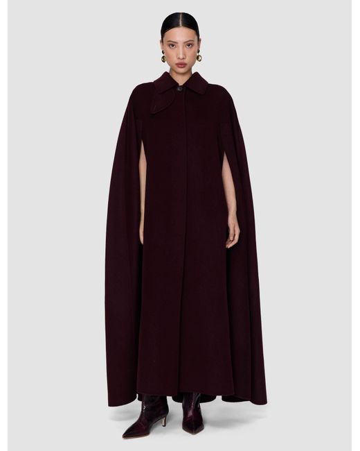 Joseph Purple Chapel Wool Blend Coat