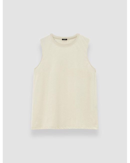 Joseph Natural Cotton Silk Jersey Tank Top