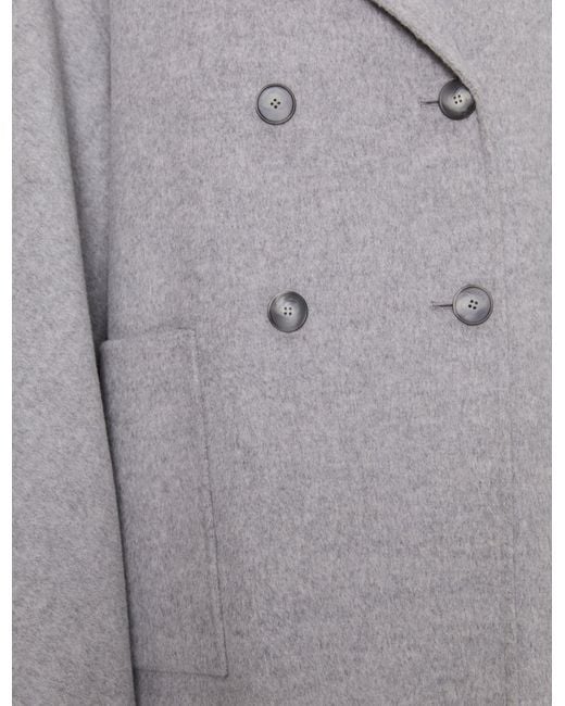 Joseph Gray Flavia Double Face Cashmere Coat