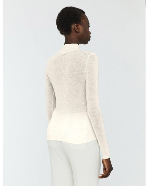 Joseph White Cashair High Neck Jumper
