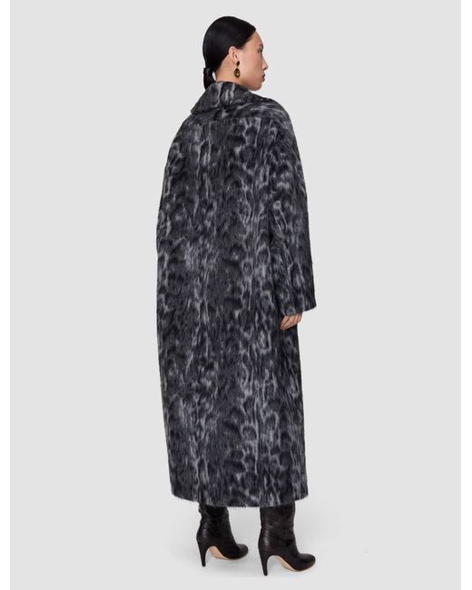 Joseph Blue Dale Brushed Wool Coat