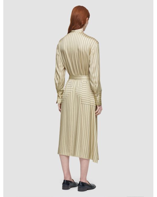 Joseph White Orlana Geometric Print Silk Dress