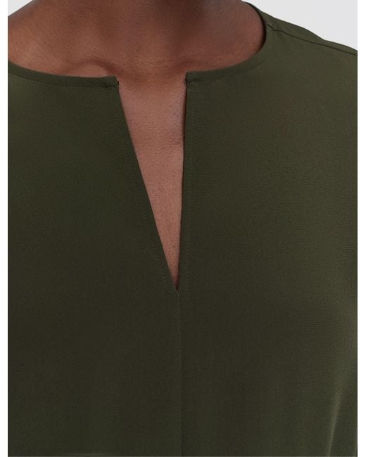 Robe Silsila En Soie Crêpe De Chine Joseph en coloris Green