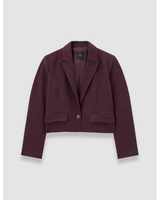 Joseph Red Elia Flannel Wool Jacket