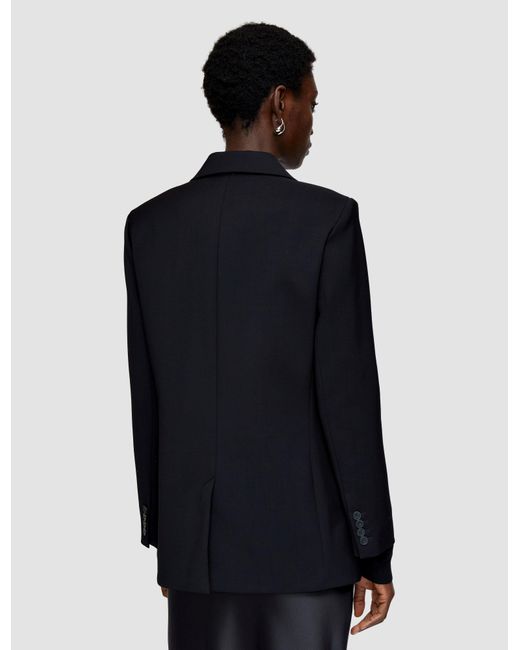 Joseph Blue Tailoring Wool Stretch Jackie Jacket