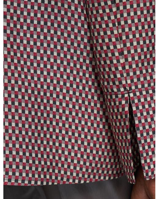 Joseph Brown Adele Printed Silk Blend Blouse