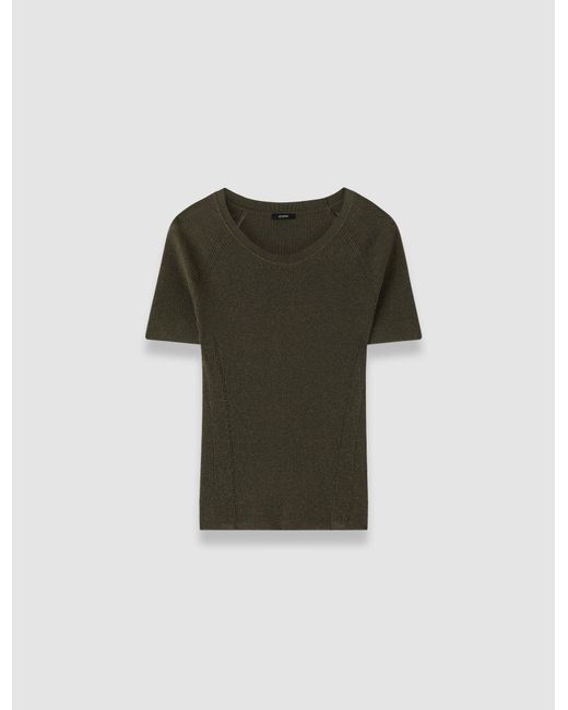 Joseph Green Belarb Linen Blend Knit T-Shirt