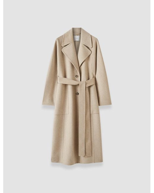 Joseph Natural Spencer Double Face Cashmere Coat