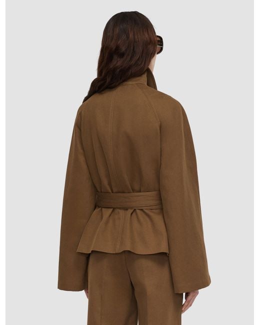 Joseph Natural Leda Cotton Twill Jacket