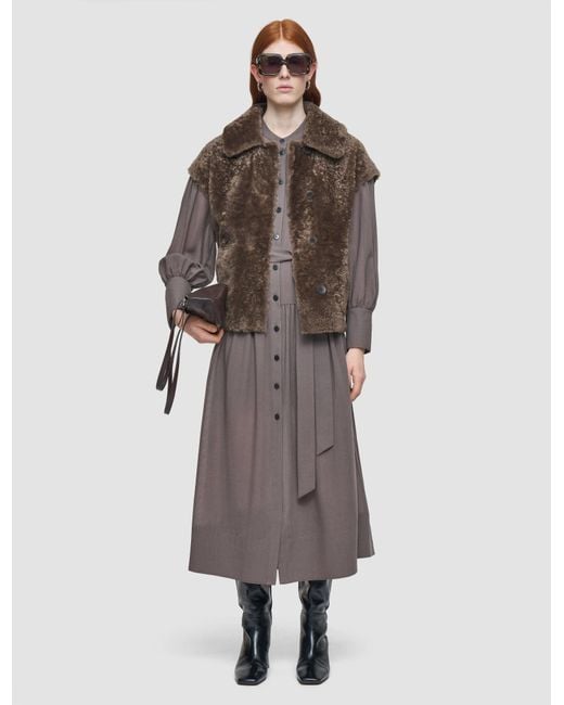 Joseph Brown Molin Reversible Shearling Gilet