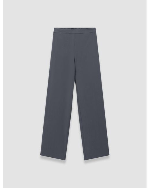 Joseph Blue Sahel Crepe De Chine Silk Trousers