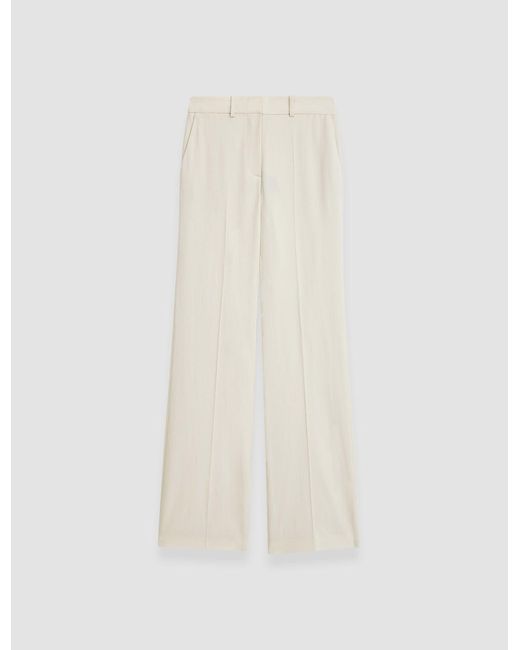 Joseph White Milano Knit Stretch Trousers