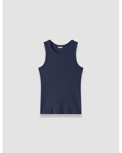 Joseph Blue Yeux Cotton Rib Vest