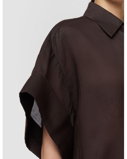 Joseph Brown Justi Ramie Voile Shirt