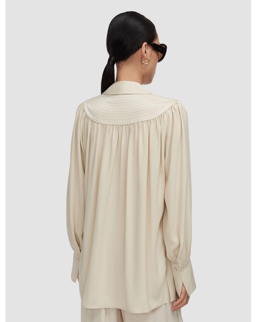 Joseph Natural Bou Crepe Blouse