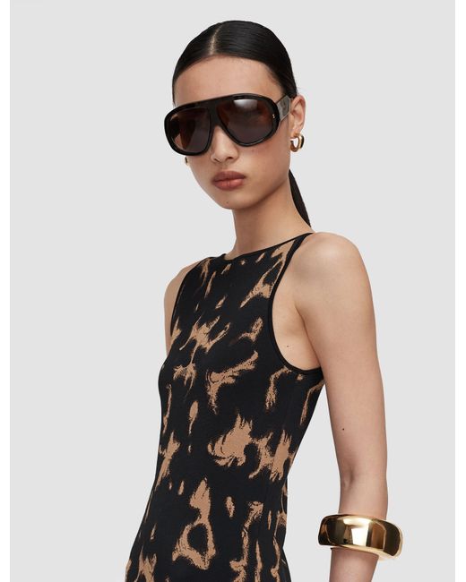 Joseph White Lecate Tortoiseshell Knit Dress