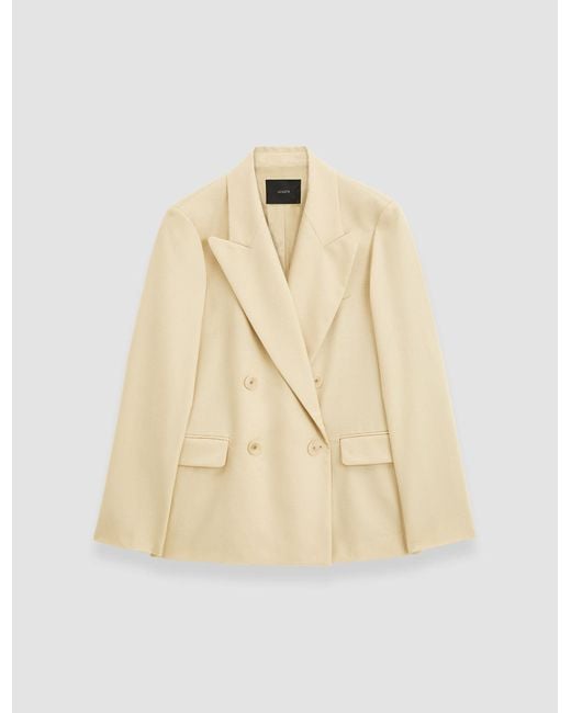 Joseph Natural Light Wool Flannel Jaden Jacket