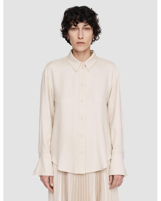 Joseph Natural Viscose Twill Felicien Blouse