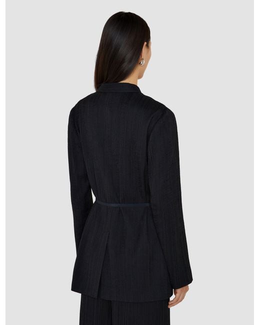 Joseph Black Amelot Pleat Jacquard Jacket