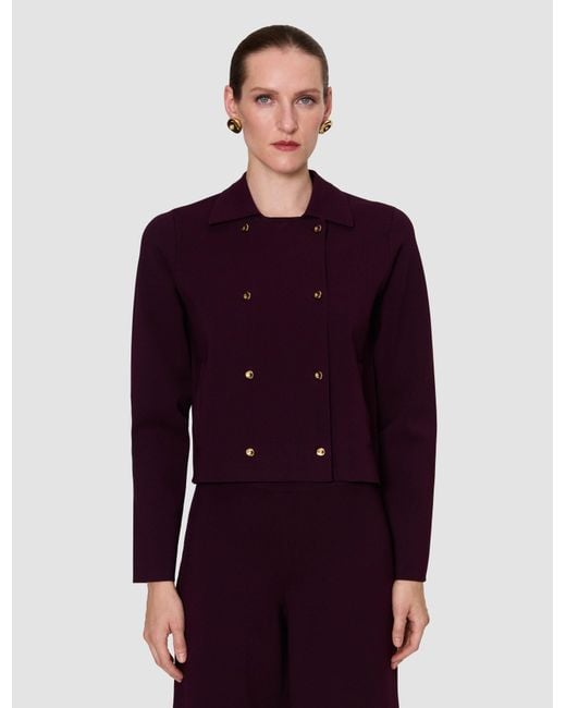 Joseph Red Pilar Compact Milano Jacket