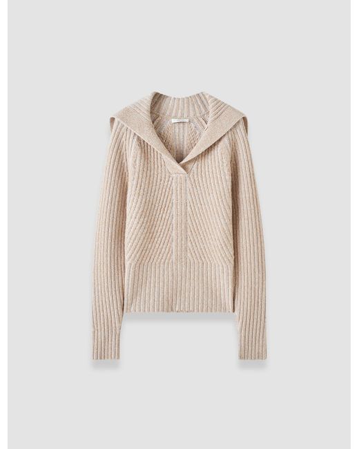 Joseph White Robby Mouliné Merino Knit Jumper